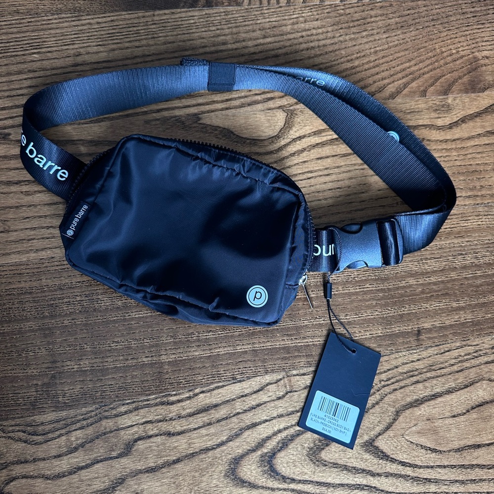 Pure Barre Black Waist Bag